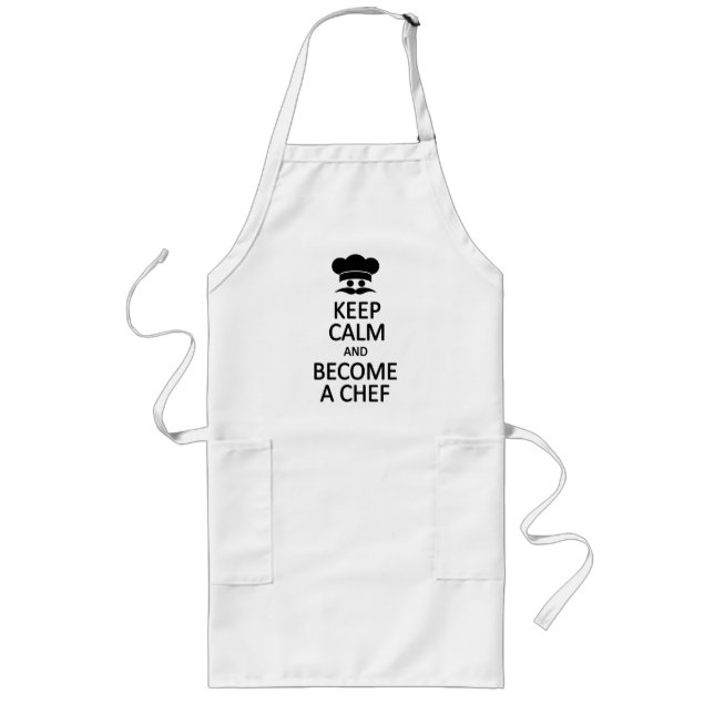 Keep Calm & Become a Chef apron (Front)