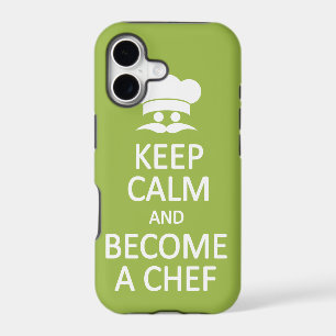 Keep Calm & Become a Chef custom iPhone case