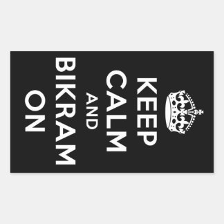 Keep Calm & Bikram On Sticker