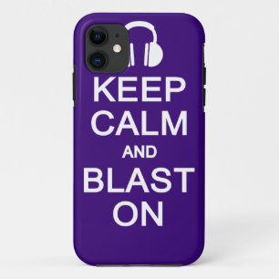 Keep Calm & Blast On iPhone 5 Case-Mate 11 Case
