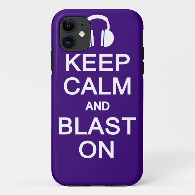Keep Calm & Blast On iPhone 5 Case-Mate Case (Back)
