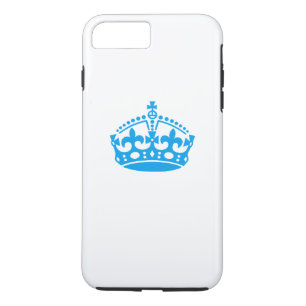 Keep calm blue victory crown iPhone 8 plus/7 plus case