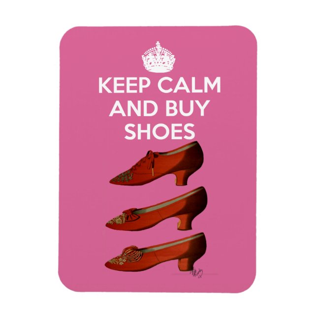 Keep Calm Buy Shoes 2 Magnet (Vertical)