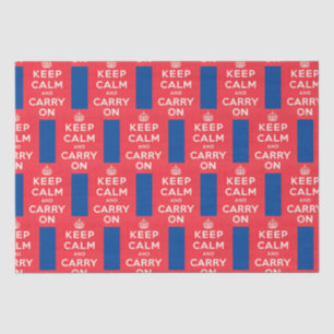 KEEP CALM & CARRY ON,  TISSUE PAPER
