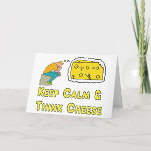 Keep Calm Cheese Pun Card