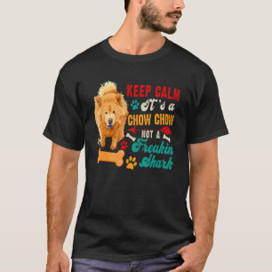 Keep Calm Chow Chow Not A Shark Matching Dog T-Shirt