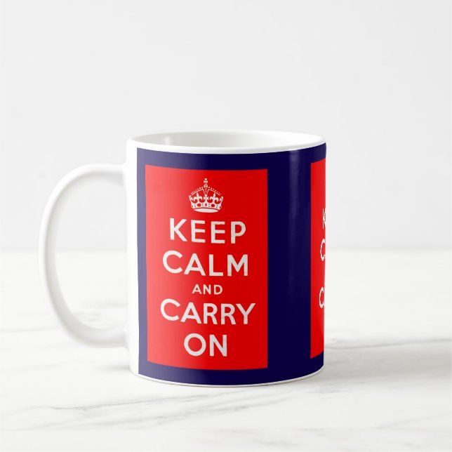 Keep Calm Coffee Mug (Left)