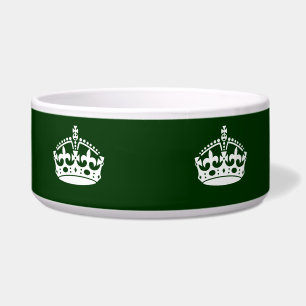 KEEP CALM CROWN on Forest Green Customize This