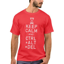 Keep Calm & CTRL + ALT + DEL Funny Programmer Gift