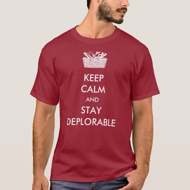 Keep Calm Deplorables T-Shirt (Front)
