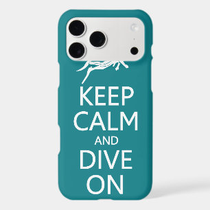 Keep Calm & Dive On custom monogram cases