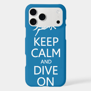 Keep Calm & Dive On custom monogram cases