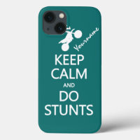 Keep Calm & Do Stunts custom colour iPad case