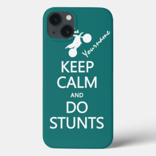 Keep Calm & Do Stunts custom colour iPad case