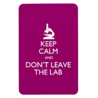 Keep Calm Don't Leave the Lab postcard