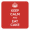 Keep Calm & Eat Cake Sticker