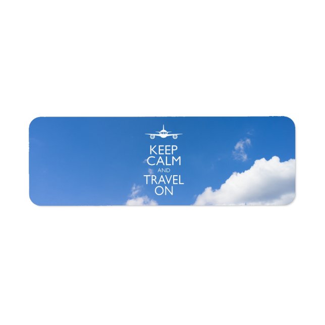 KEEP CALM ET TRAVEL (Devant)