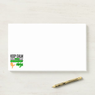 Keep Calm EXCELlent SPREADSHEET NINJA Post-it Notes