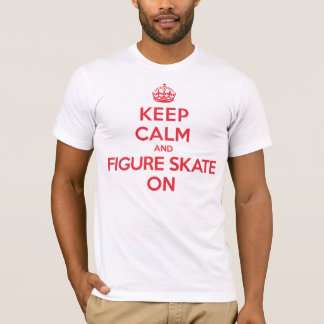 Keep Calm Figure Skate T-Shirt