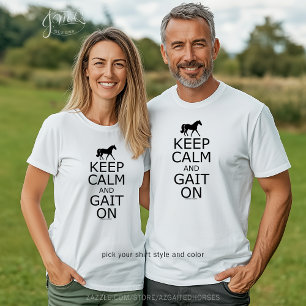 Keep Calm Fox Trotting Horse T-Shirt