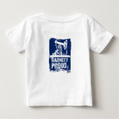 Keep Calm & Frack On.  Since 1947. Baby T-Shirt (Back)