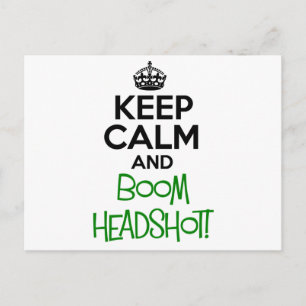 Keep Calm Funny Postcard