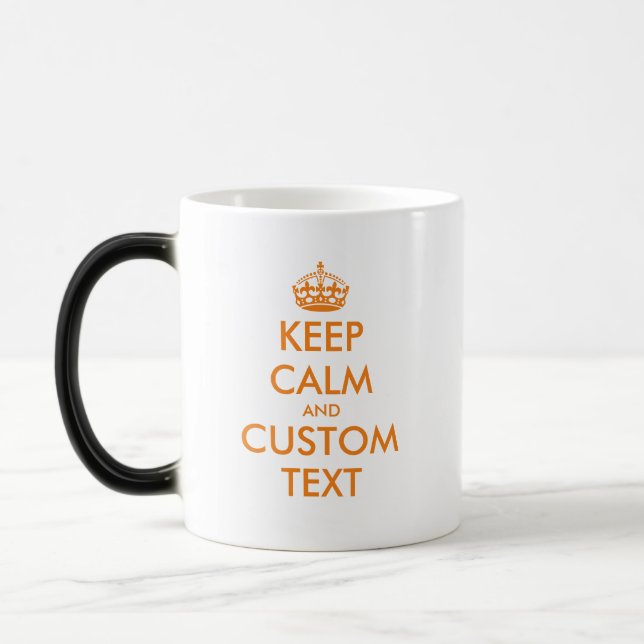 Keep calm heat sensitive magic colour morphing mug (Left)