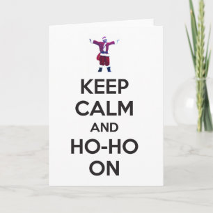 Keep Calm Holiday Card