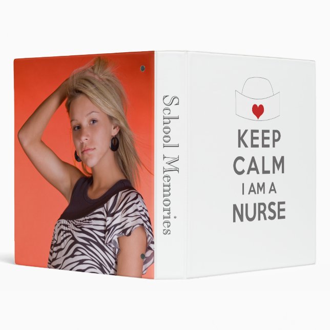 Keep Calm I am a Nurse Binder (Background)
