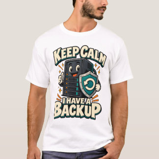 Keep Calm I Have a Backup Funny IT Server T-Shirt