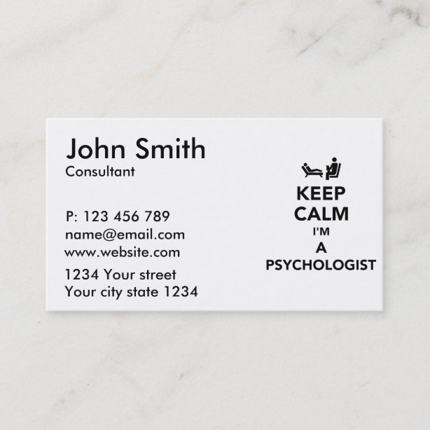 Psychotherapy Business Cards & Profile Cards Zazzle CA