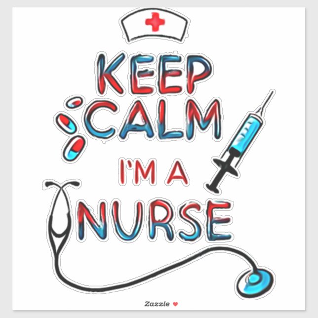 keep calm iam nurse  (Sheet)