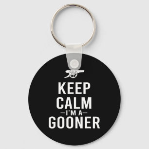 Keep Calm I'm A Gooner Jersey Keychain
