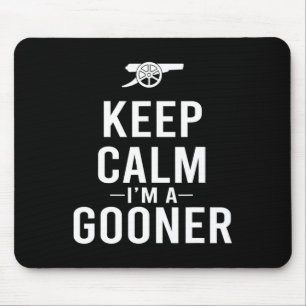 Keep Calm I'm A Gooner Jersey Mouse Pad