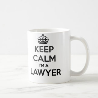 Keep Calm I'm A Lawyer White Mug