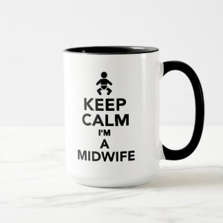 Keep calm I'm a Midwife Mug