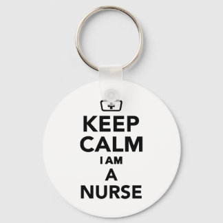 Keep calm I'm a Nurse Keychain
