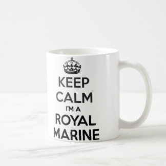 Keep Calm I'm A Royal Marine White Mug