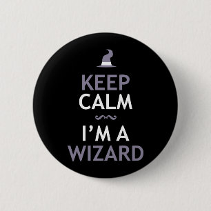 Keep Calm I'm A Wizard 2 Inch Round Button