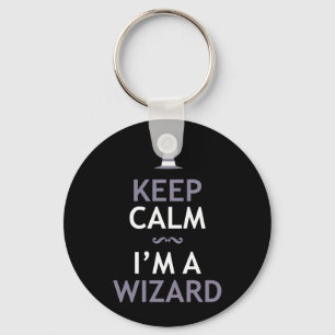 Keep Calm I'm A Wizard Keychain