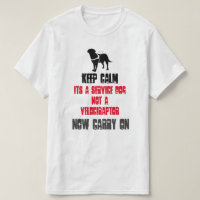 Keep Calm Its A Service Dog