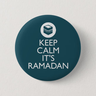 keep calm its ramadan 2 inch round button
