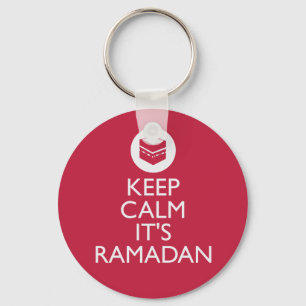 keep calm its ramadan keychain