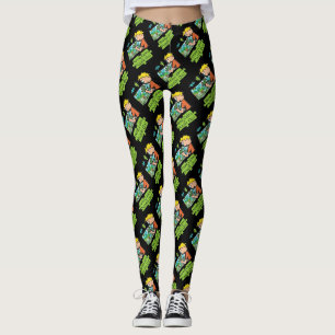 Keep Calm Jigsaw Puzzle Leggings