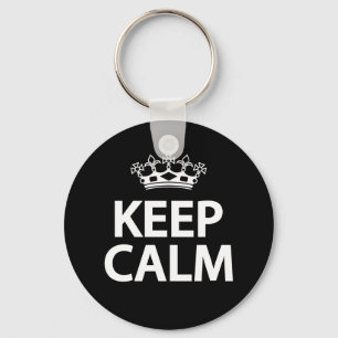 Keep calm keychain