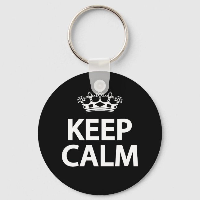 Keep calm keychain (Front)