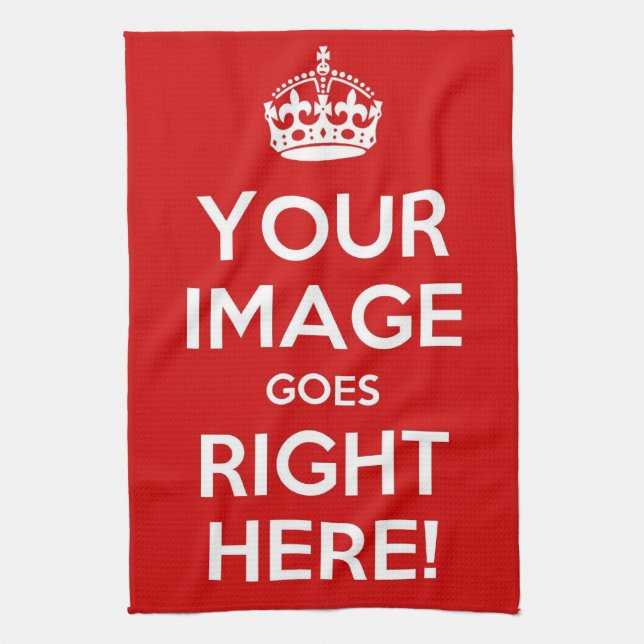 Keep Calm Kitchen Towel (Vertical)