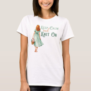 Keep Calm & Knit On T-shirt