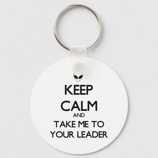 Keep Calm Leader Keychain (Front)