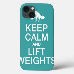Keep Calm & Lift Weights custom colour iPad case